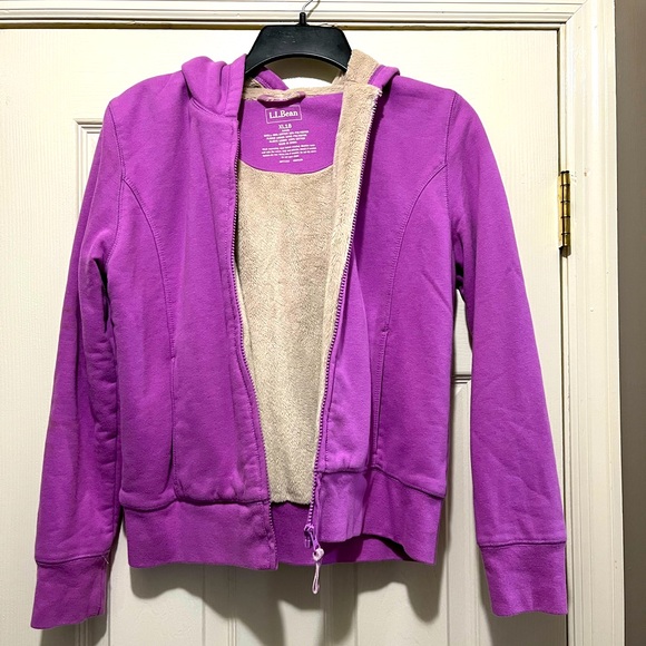 L.L. bean Girls Fleece Lined Jacket Xl(18) - Picture 1 of 3